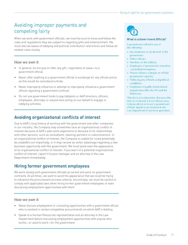 Code of Conduct - Page 17