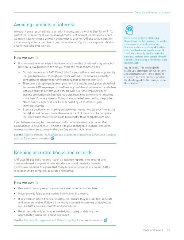 Code of Conduct - Page 21
