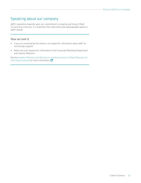 Code of Conduct - Page 23